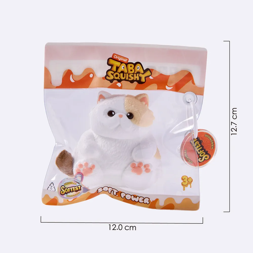 Chubby White Cat Taba Squishy — photo 6