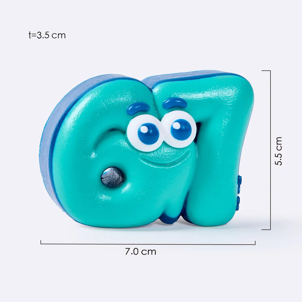Classic Blue Green Six Seven 67 Taba Squishy — photo 2
