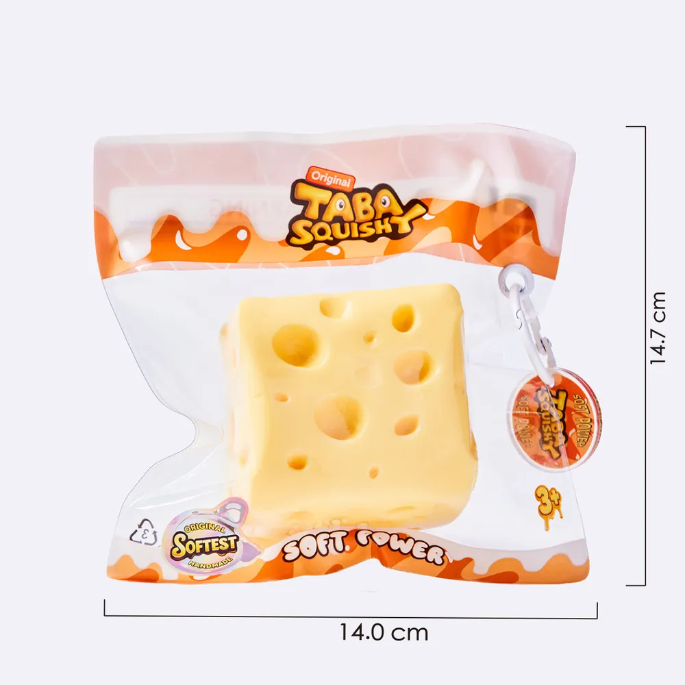 Classic Yellow Cheese Taba Squishy — photo 6