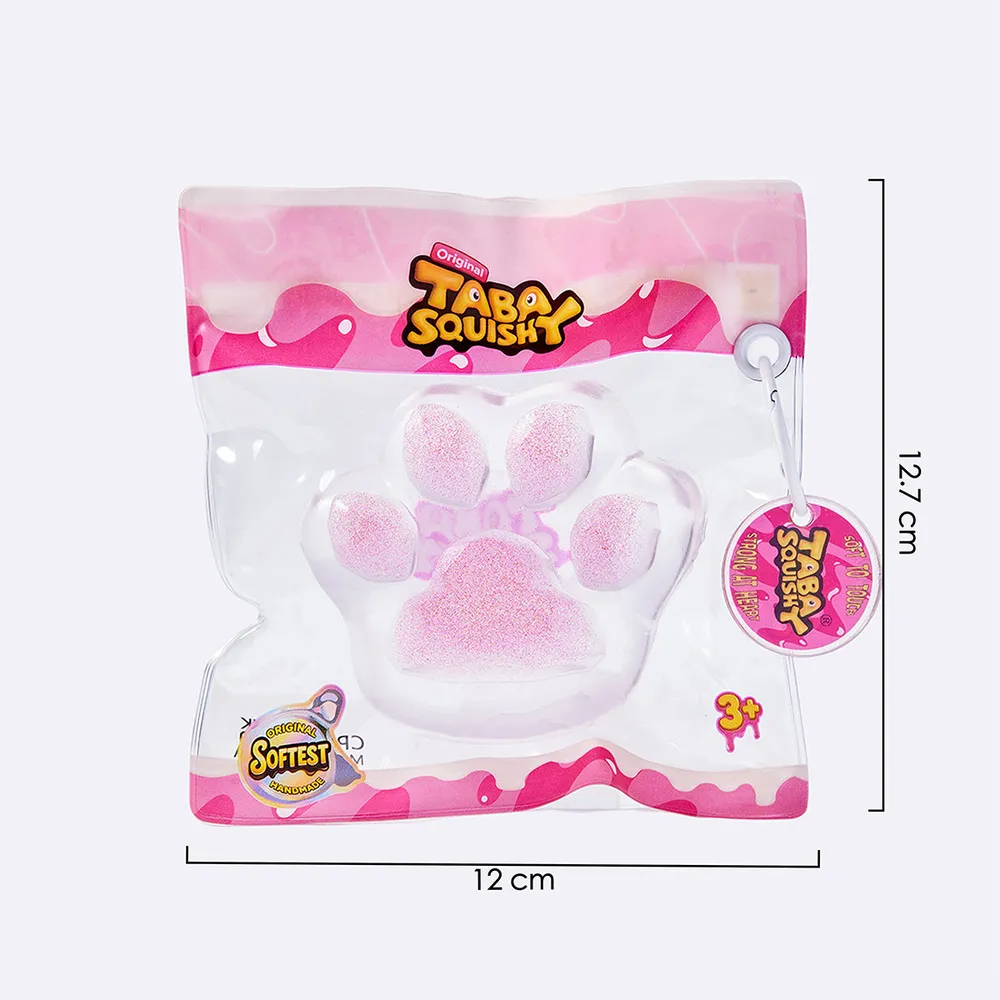 Clear Pink Glitter Cat Paw — photo 6
