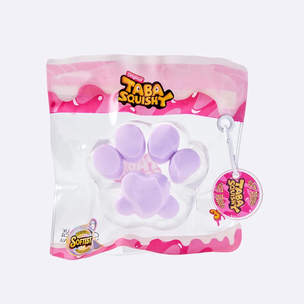 Clear Purple Heart Cat Paw — photo 3