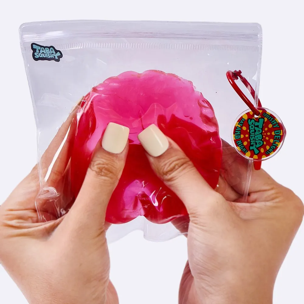 Clear-red Brain Taba Squishy — photo 6