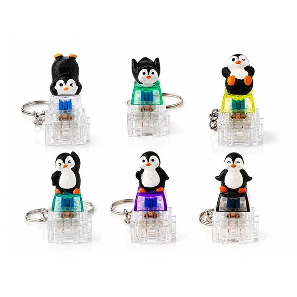 ClikCharms Fidget Keyboard Clicker Keychain - 1 Random 3D Animal Design — photo 4