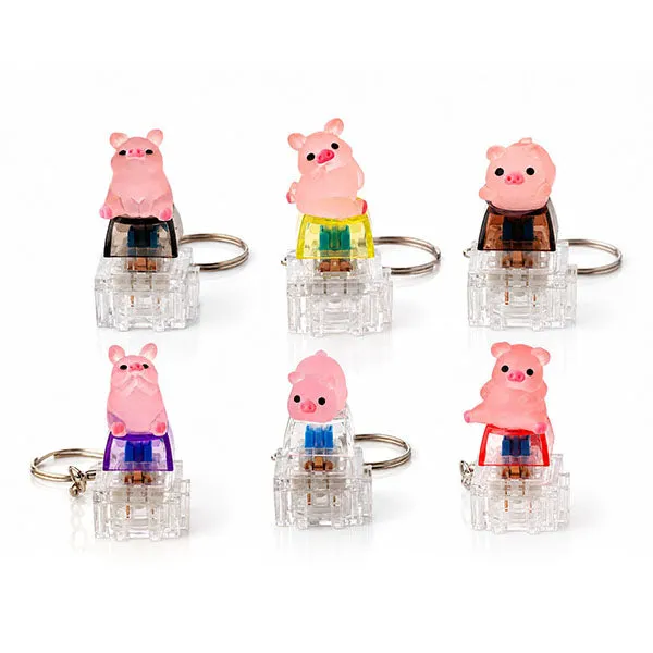 ClikCharms Fidget Keyboard Clicker Keychain - 1 Random 3D Animal Design — photo 5