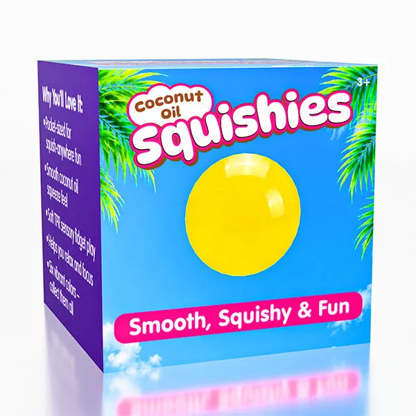 Coconut Oil Squishies Solid Squish Fidget Stress Ball
