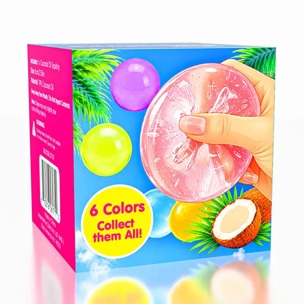 Coconut Oil Squishies Solid Squish Fidget Stress Ball — photo 3