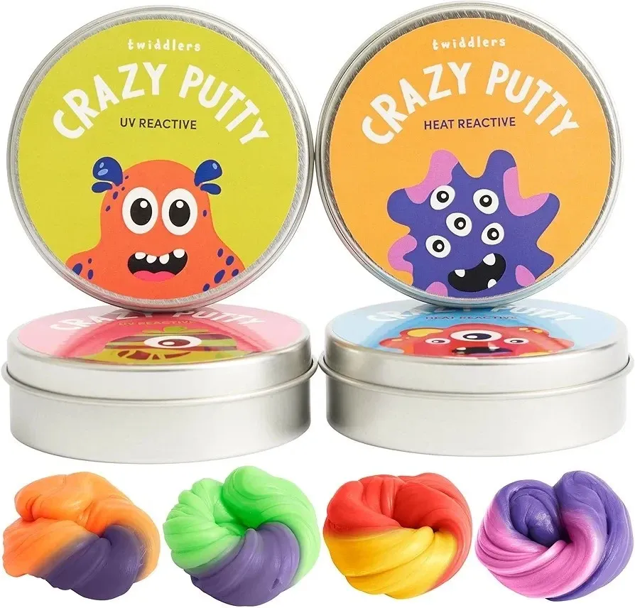 Color Changing Heat Reactive Putty with UV Torch