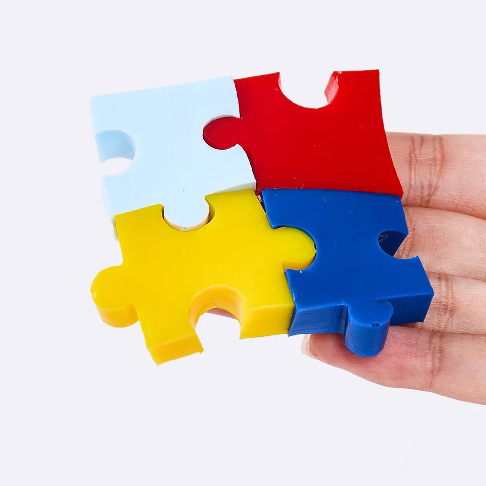 Colorful Autism Puzzle Taba Squishy — photo 2