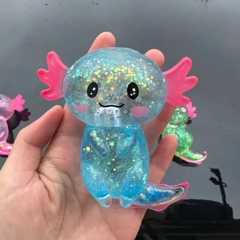 Colorful Axolotl Squishy