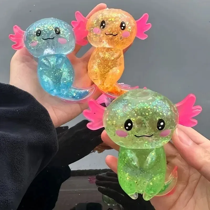 Colorful Salamander Maltose Squishy Axolotl — photo 2