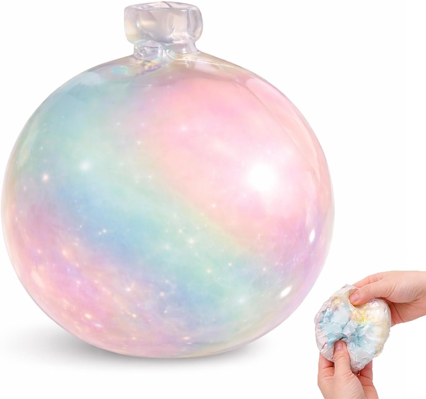 Cotton Candy Wax Cracking Squishies 2.36" Fidget Toy