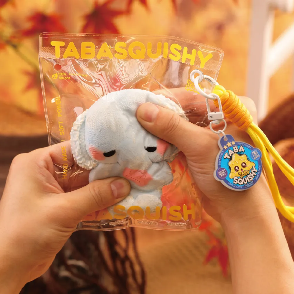 Cozy Knit Bluebell Elephant Taba Squishy — photo 4