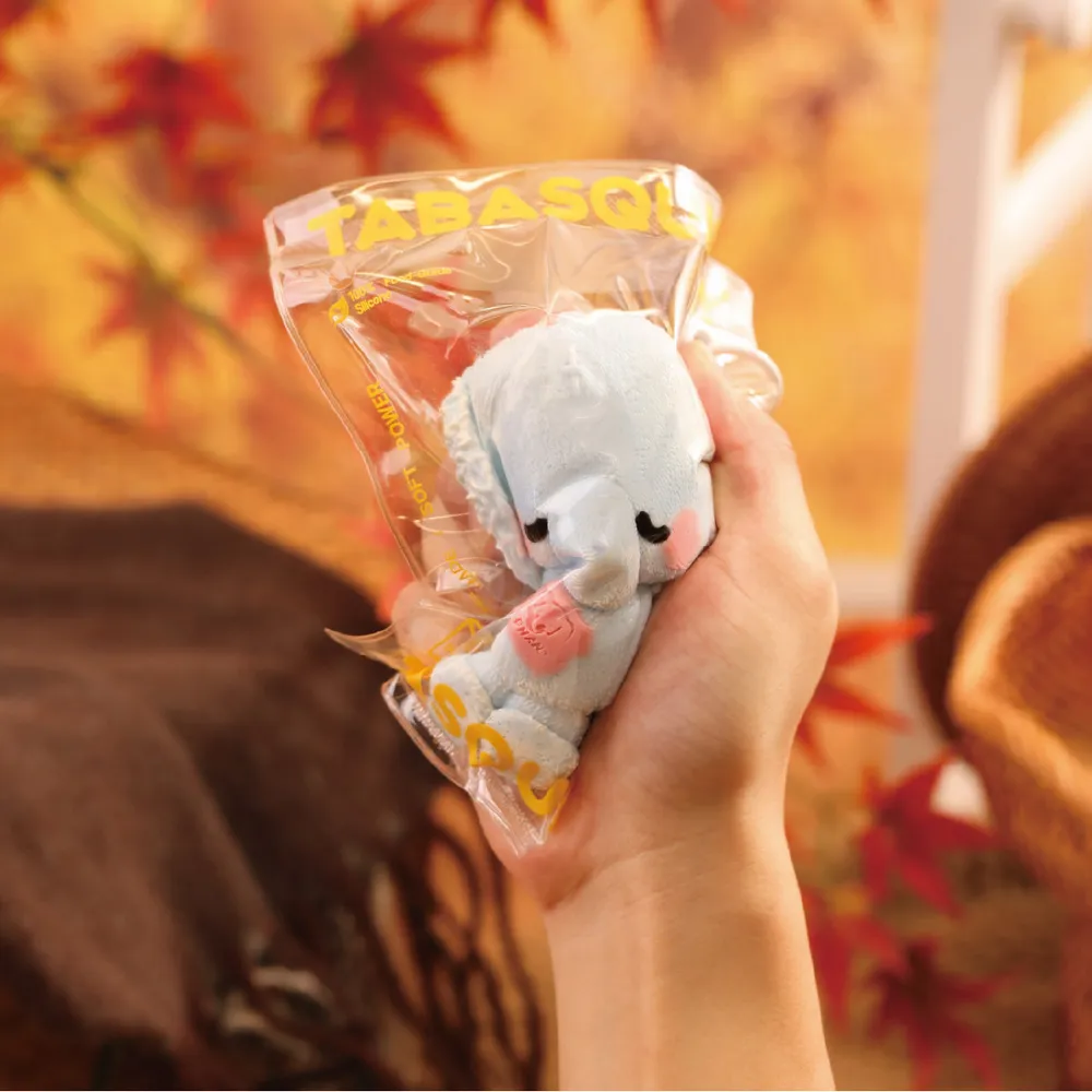 Cozy Knit Bluebell Elephant Taba Squishy — photo 5