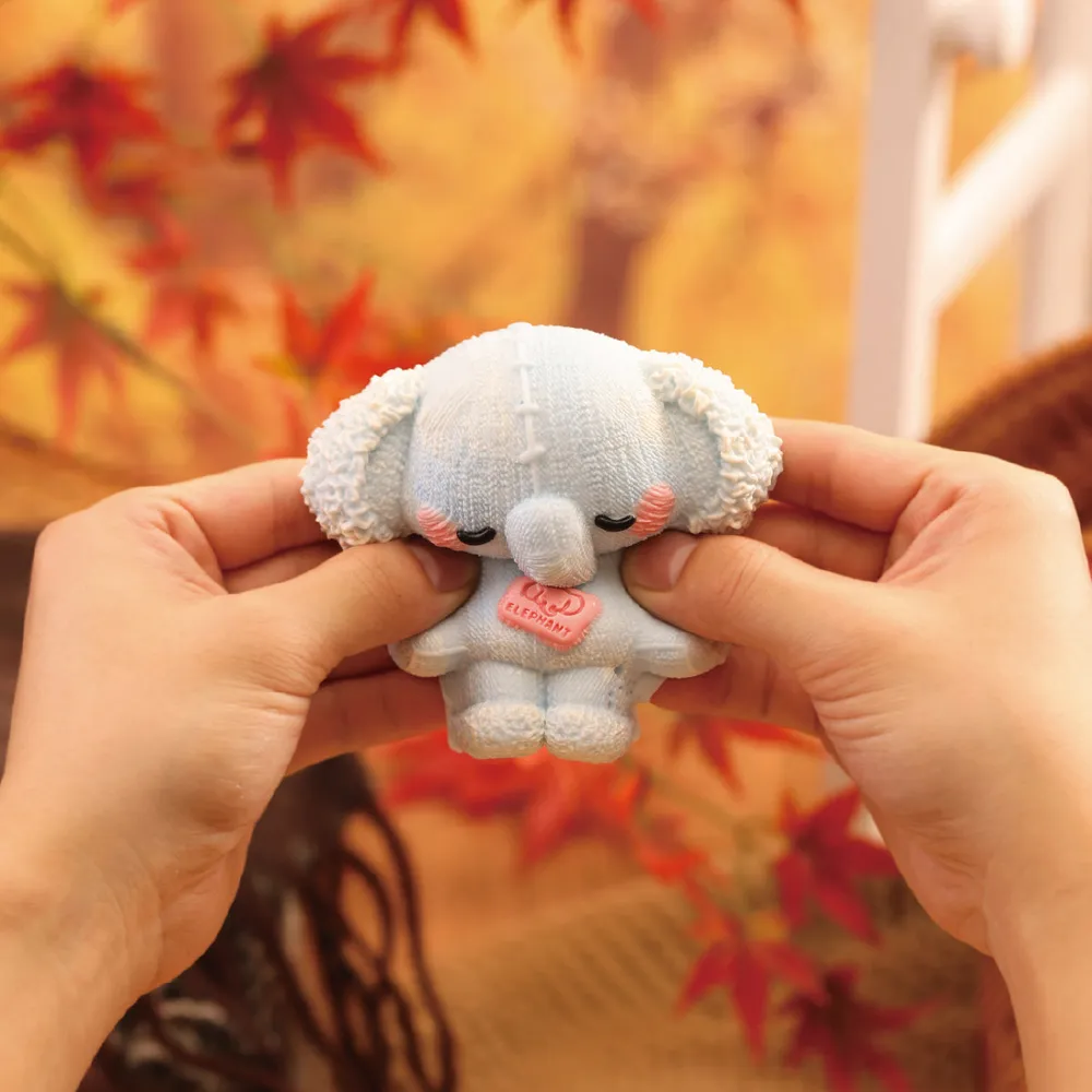 Cozy Knit Bluebell Elephant Taba Squishy — photo 6