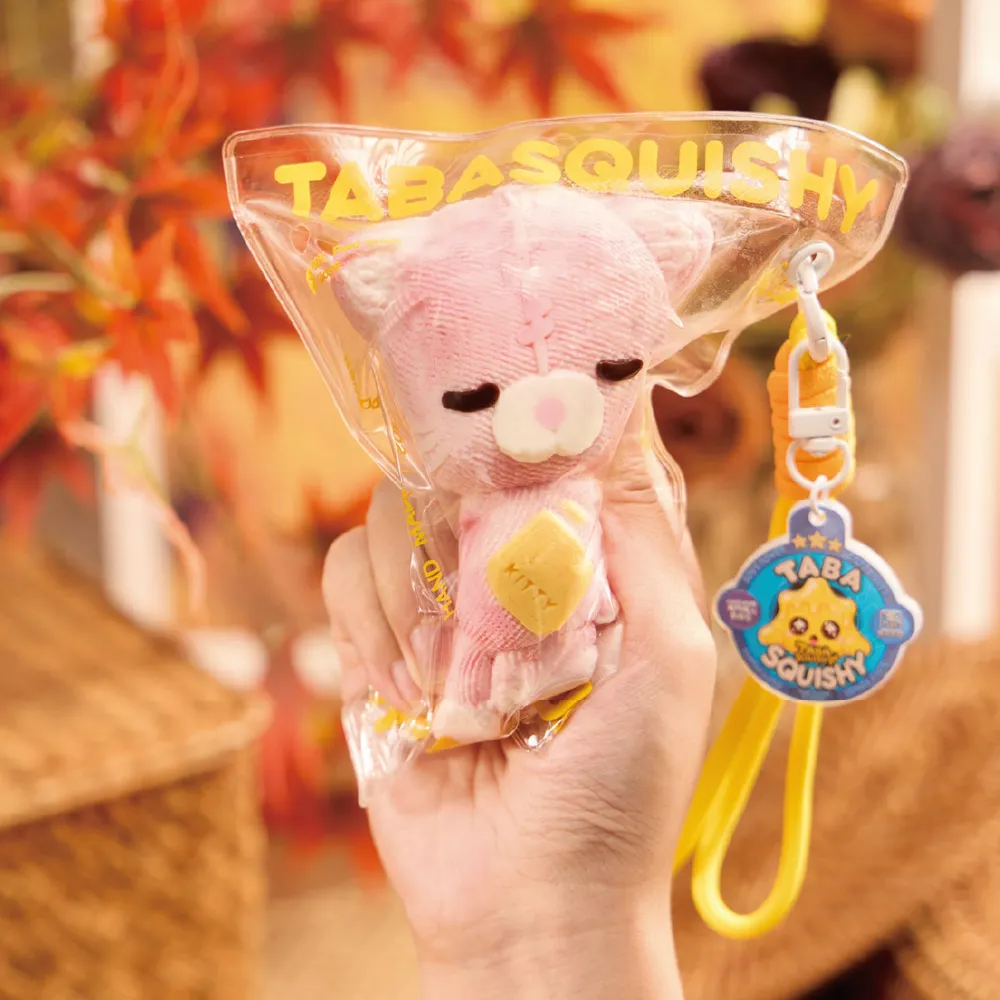 Cozy Knit Blush Kitty Taba Squishy — photo 5
