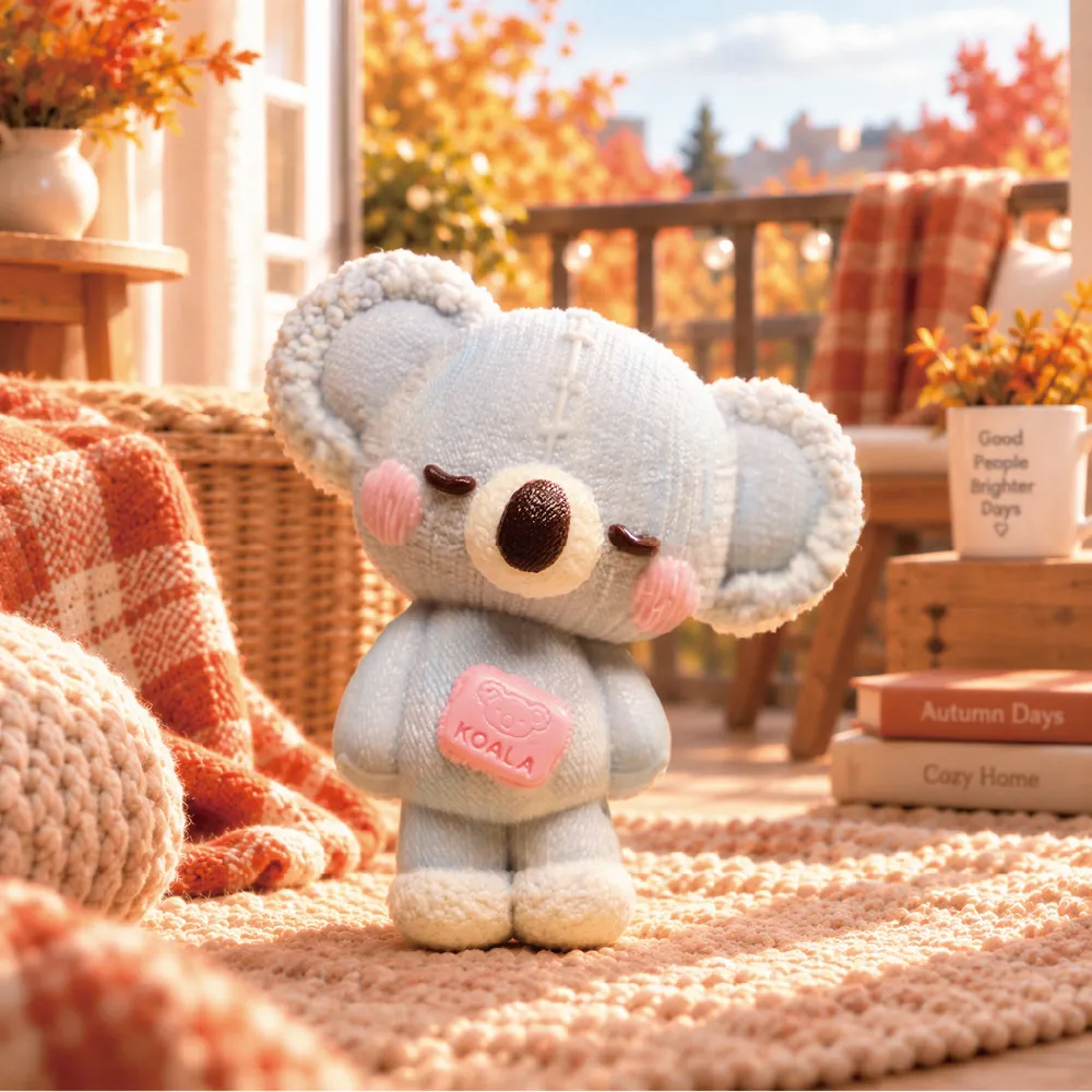 Cozy Knit Cloud Koala Taba Squishy