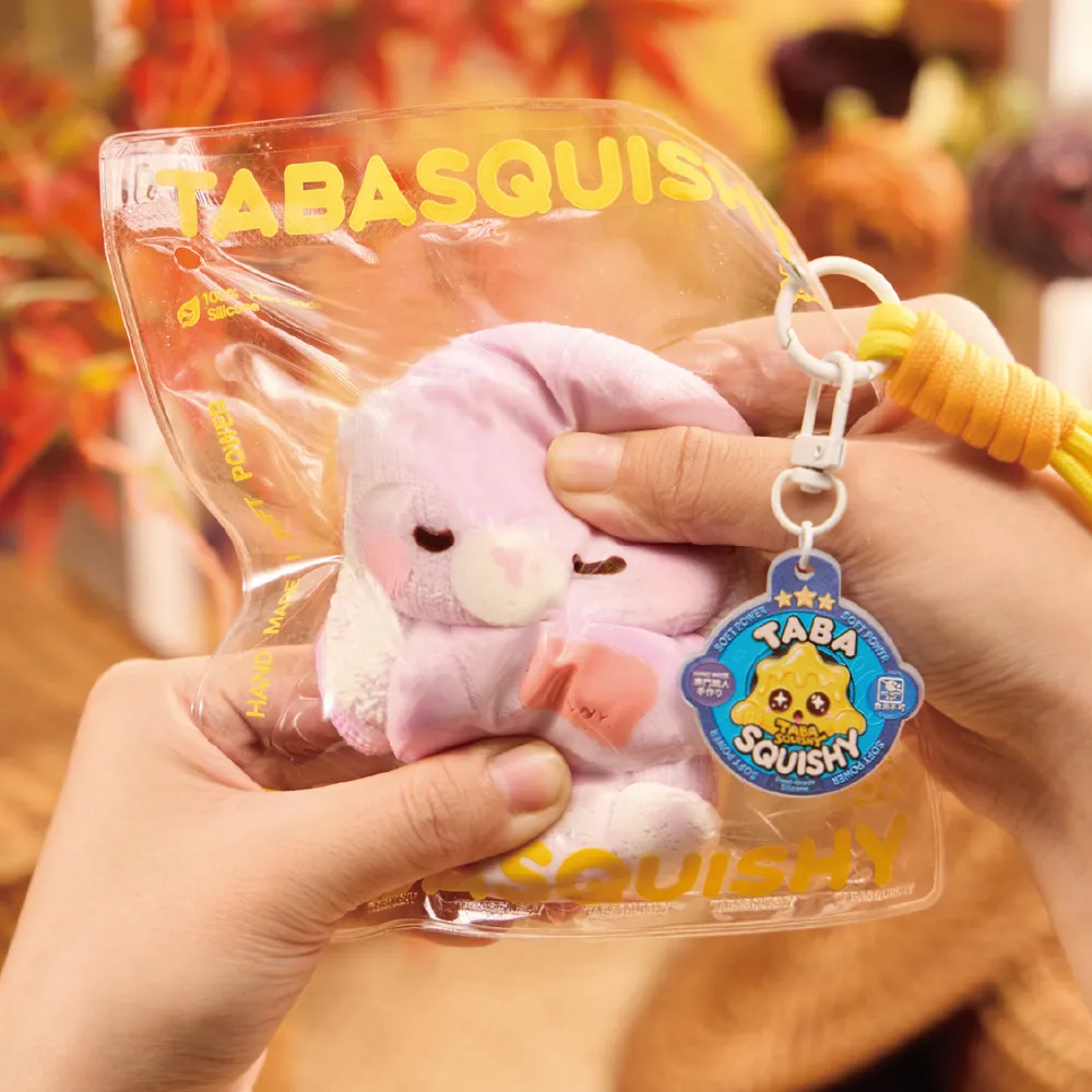 Cozy Knit Lilac Bunny Taba Squishy — photo 4