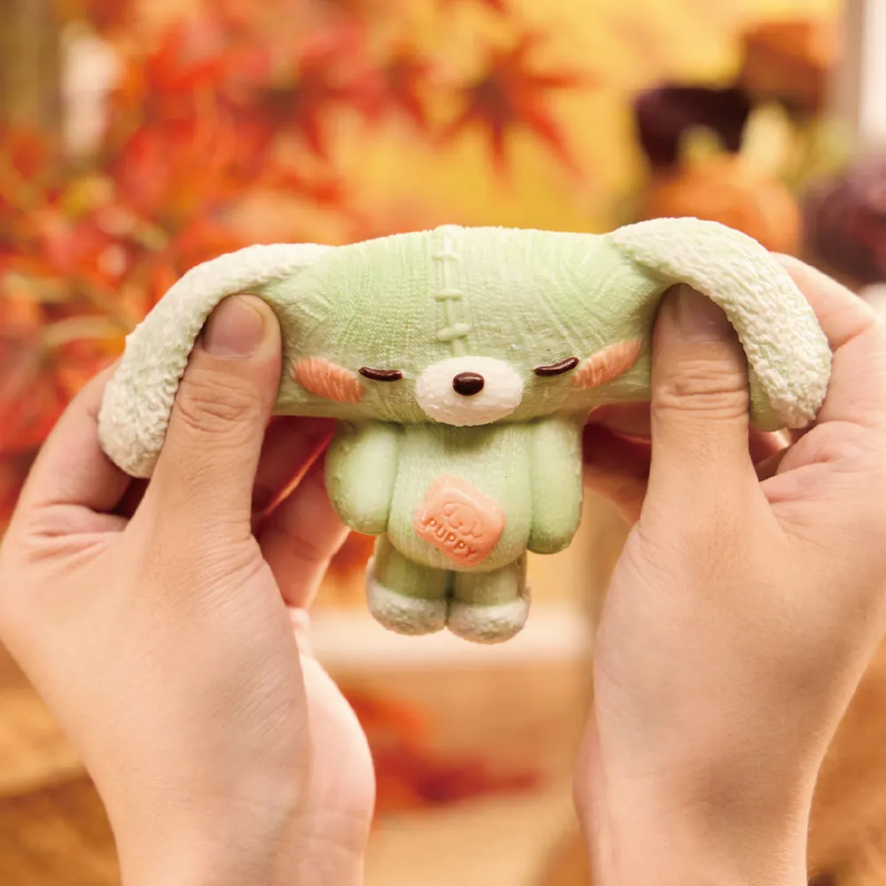 Cozy Knit Pistachio Pup Taba Squishy — photo 6