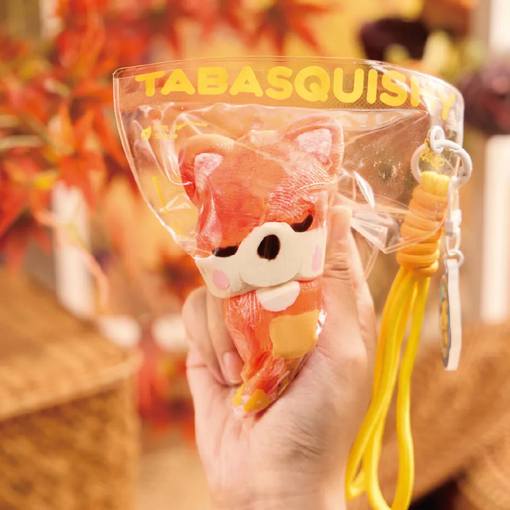 Cozy Knit Pumpkin Fox Taba Squishy — photo 5