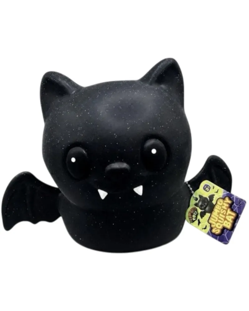 Cracker Barrel Jumbo Black Bat Halloween Squishy Fidget Toy