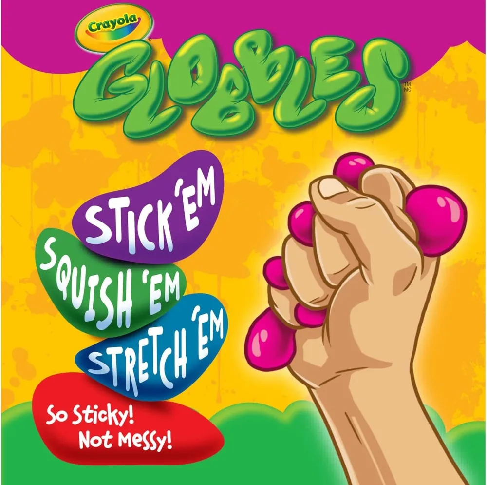 Crayola Globbles Squishy Fidget Toy - Pack of 6 — photo 3