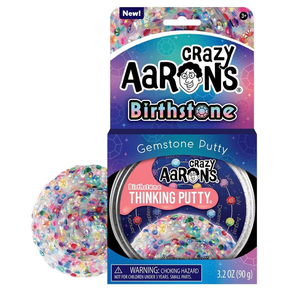 Crazy Aaron’s Birthstone Thinking Putty – Shimmering Sensory Fidget Putty
