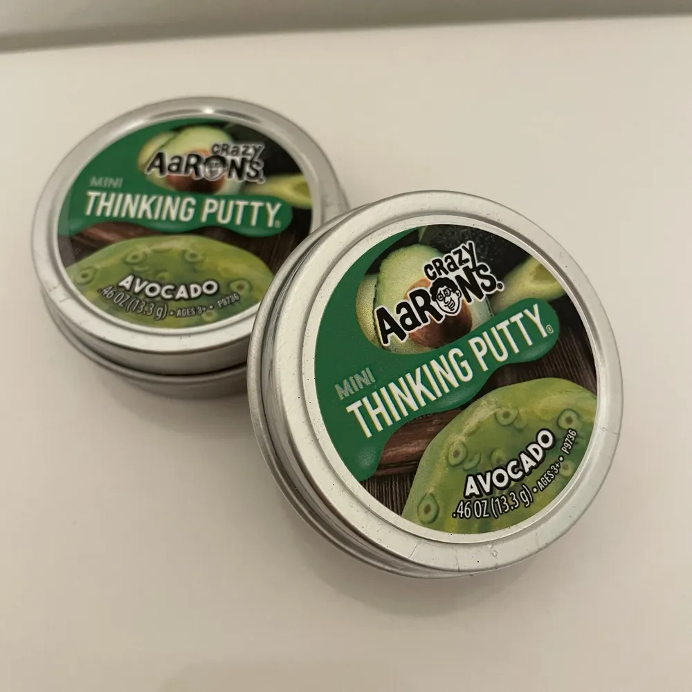 Crazy Aaron's Avocado Thinking Putty Mini Tin Duo