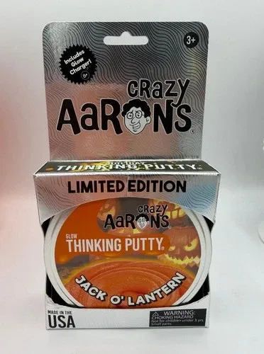 Crazy Aaron's Jack O Lantern Thinking Putty