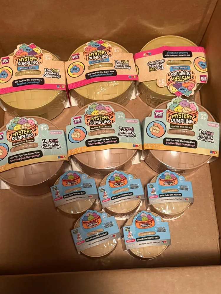 Crazy Aaron's Mystery Dumpling Bundle - Seashell & Stuffed Bun