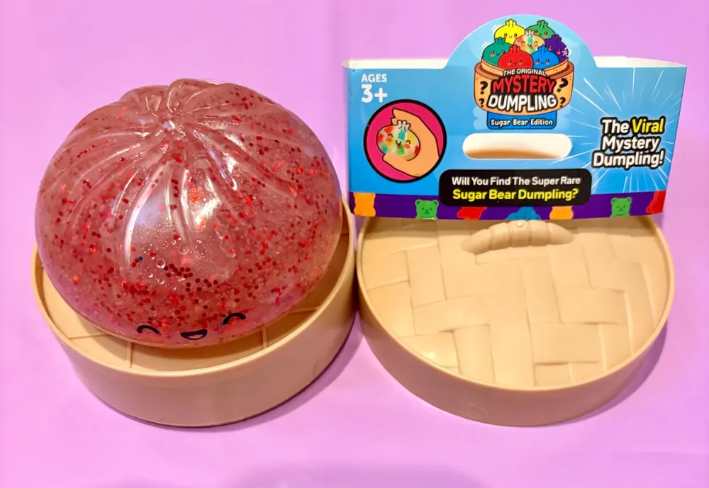 Crazy Aaron's Sugar Bear Dumpling - Red Glitter