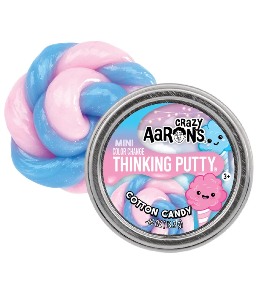 Crazy Aaron's Thinking Putty Cotton Candy Mini
