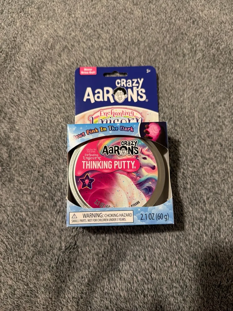 Crazy Aaron's Thinking Putty Glow in the Dark Pink