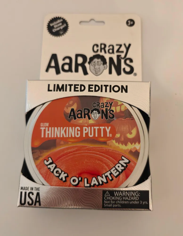 Crazy Aaron's Thinking Putty Halloween Jack O Lantern — photo 2
