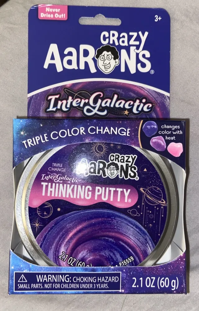 Crazy Aaron's Thinking Putty - Intergalactic Triple Color Change