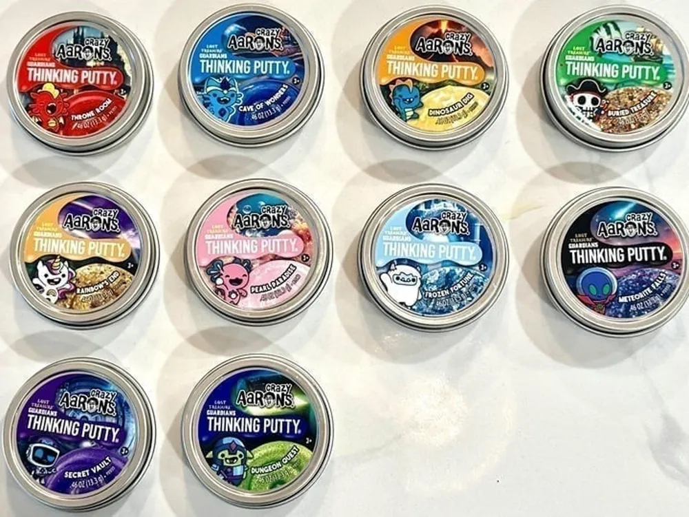 Crazy Aaron's Thinking Putty Lost Treasure Guardians 10-Piece Set
