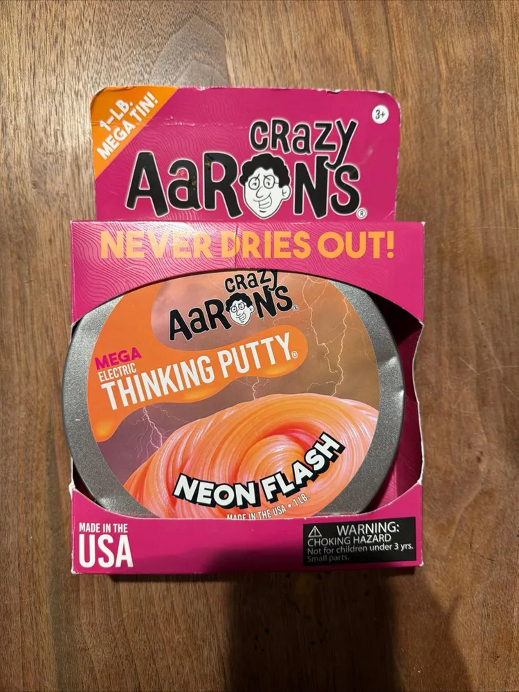 Crazy Aaron's Thinking Putty Neon Flash Jumbo