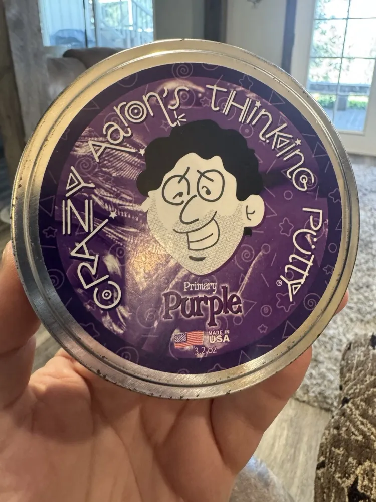 Crazy Aaron's Thinking Putty Primary Purple Vintage