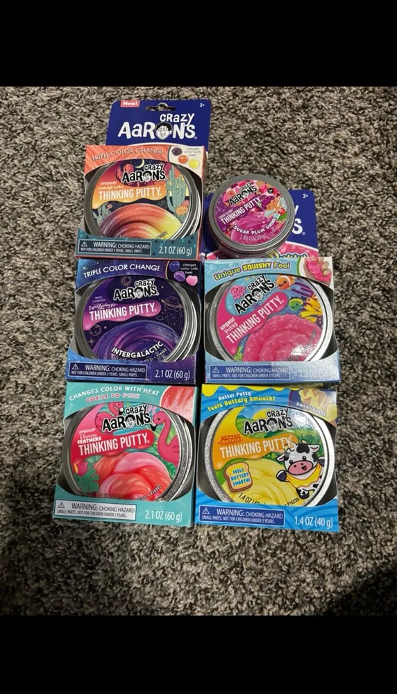 Crazy Aaron's Thinking Putty Set of 6