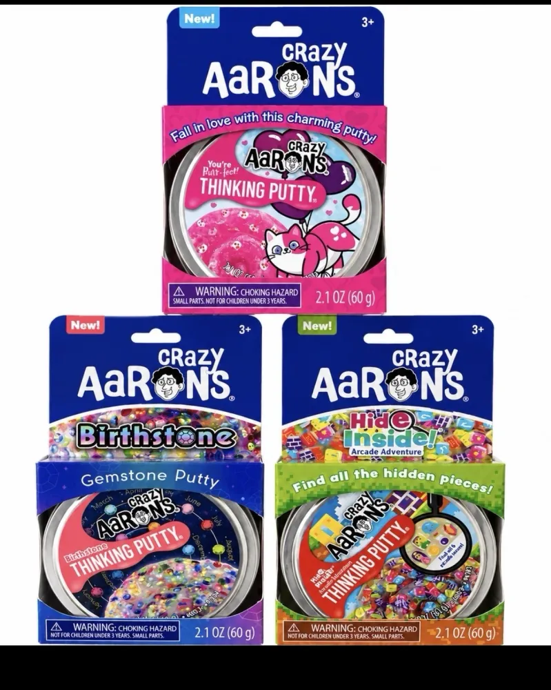 Crazy Aaron's Thinking Putty Super Mega Rainbow Mystery