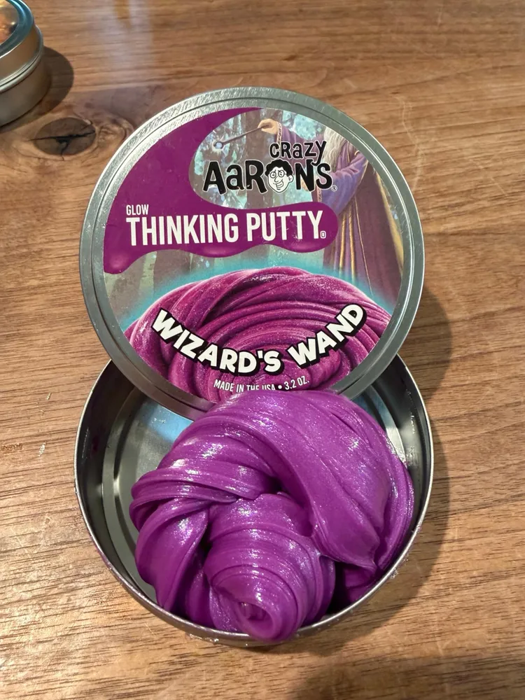 Crazy Aaron's Thinking Putty Wizards Wand Glow