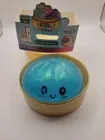 Crazy Fun Galaxy Glitter Blue Rainbow Mystery Dumpling Bun 4-inch