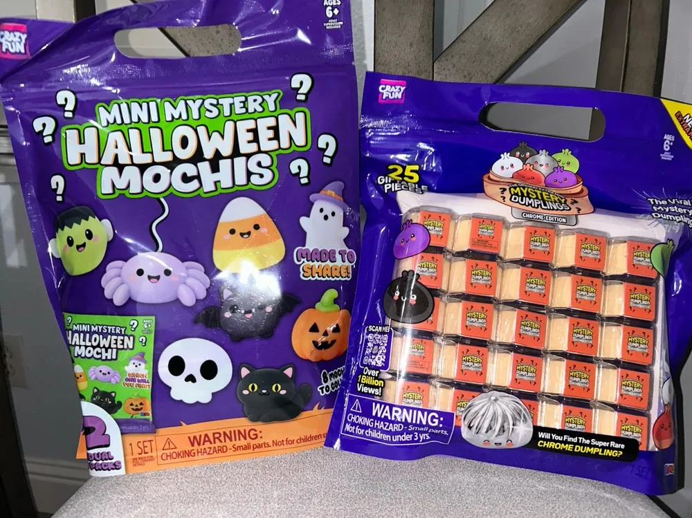 Crazy Fun Mini Mystery Halloween Mochi & Extra Mini Dumplings Bundle