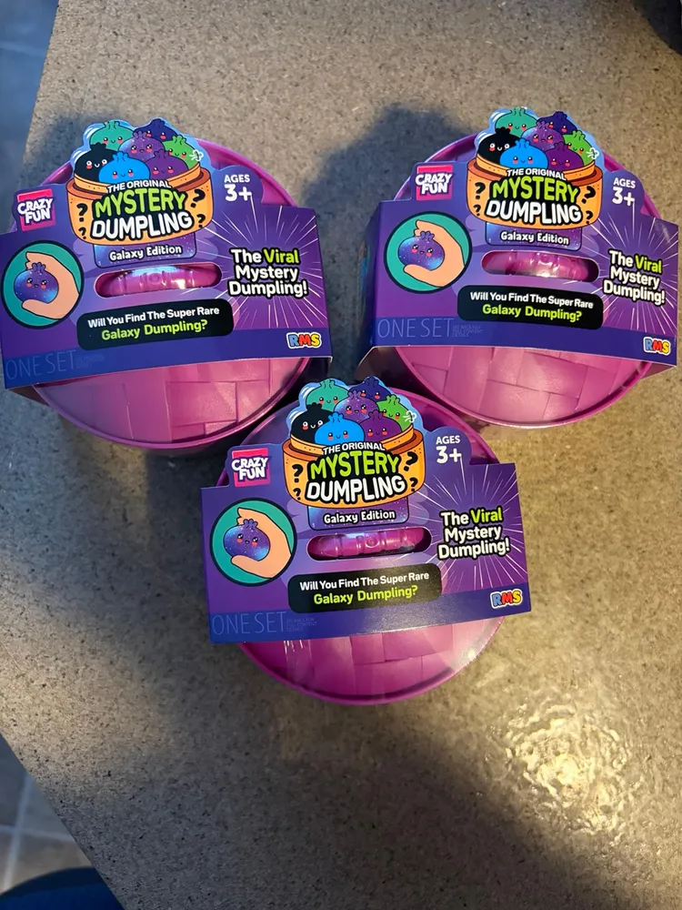 CrazyFun Mystery Dumpling Original & Galaxy Edition Lot (3 Pack)