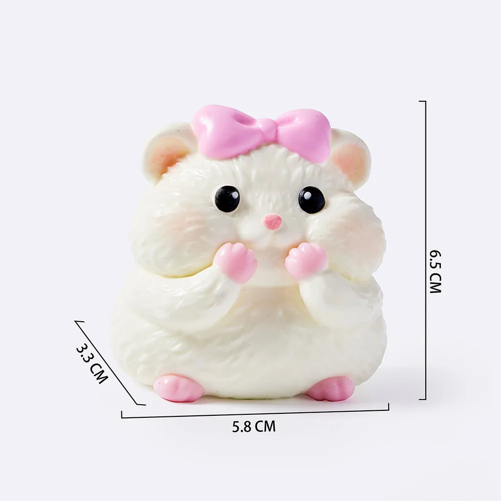 Creamy Hamster Princess Taba Squishy — photo 2