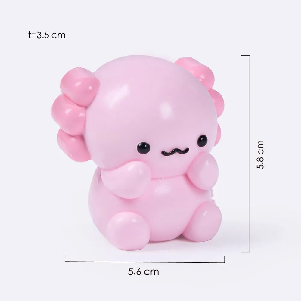 抱臂蝾螈	Cross-Armed Axolotl Taba Squishy — photo 2