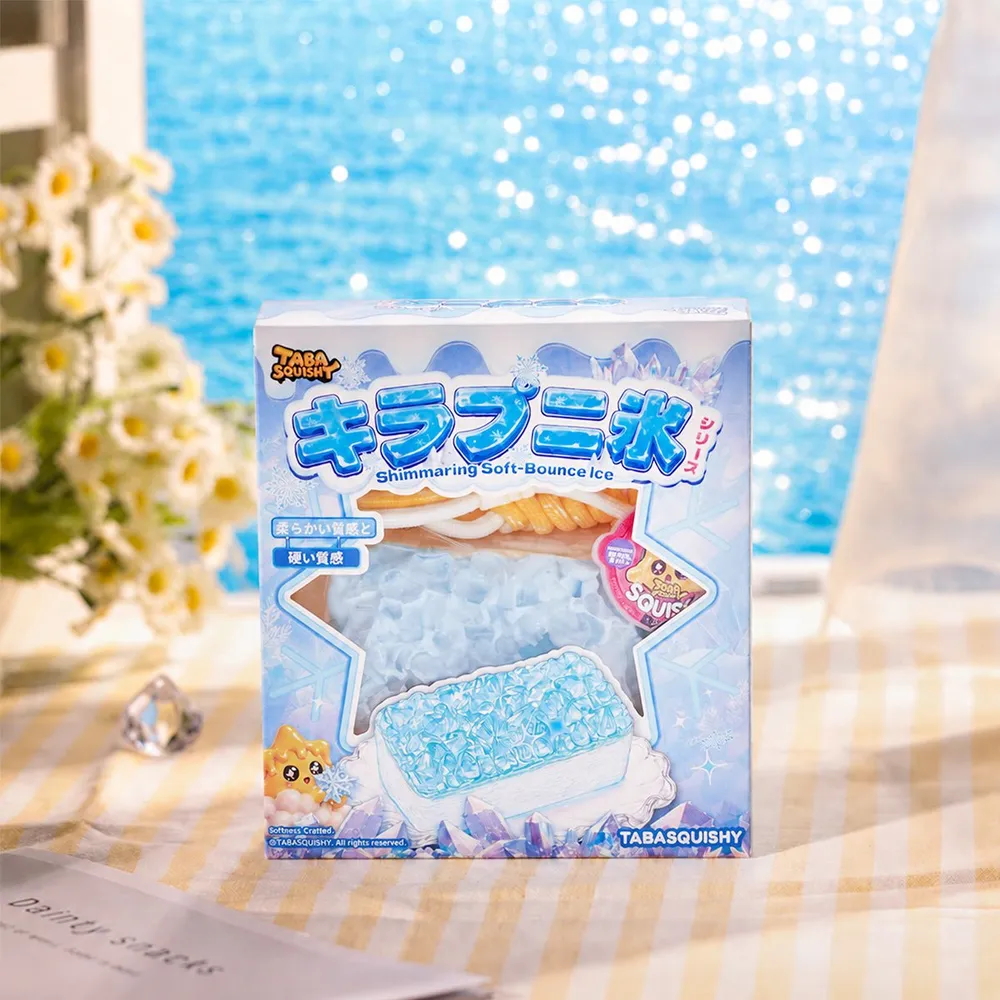 Crunchy Blue Ice Crystal Cake TABA Squishy — photo 2