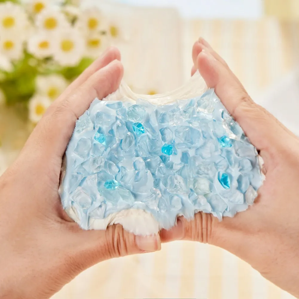Crunchy Blue Ice Crystal Cake TABA Squishy — photo 5