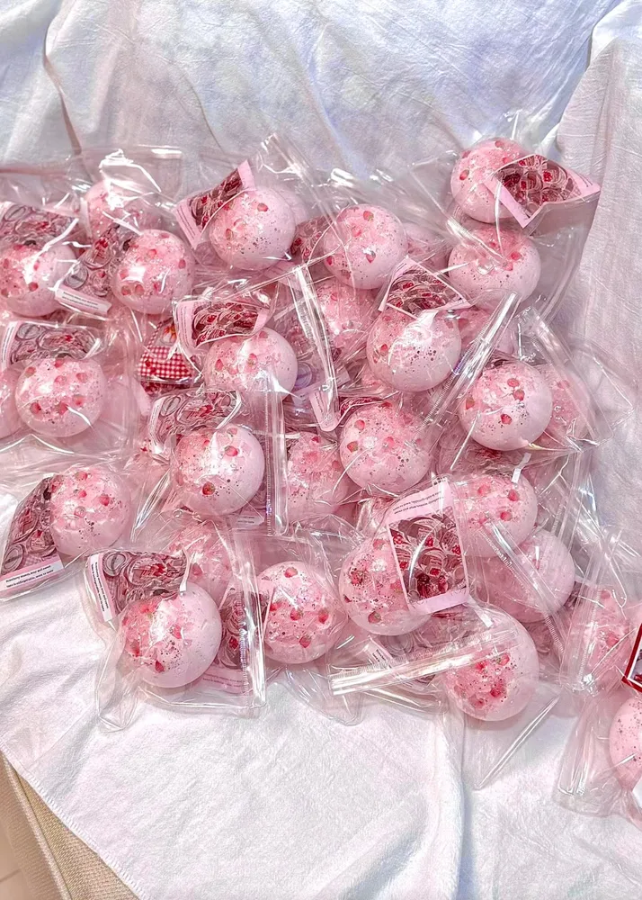 Crunchy Floral Stress Ball Squishy Snow
