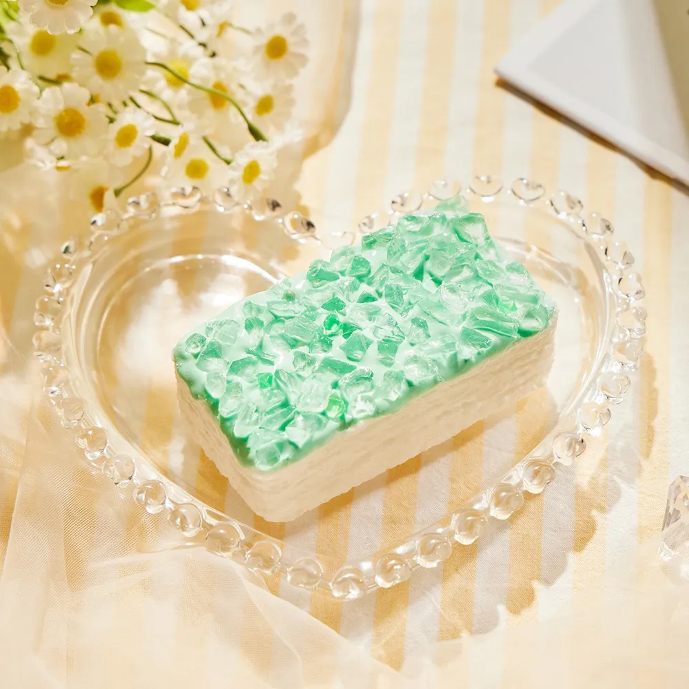 Crunchy Mint Ice Crystal Cake TABA Squishy