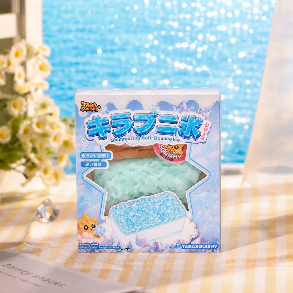 Crunchy Mint Ice Crystal Cake TABA Squishy — photo 2